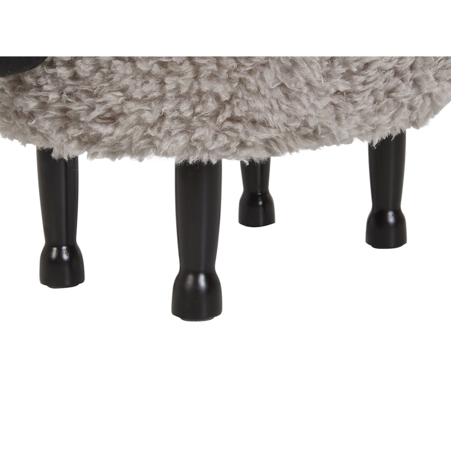 Pufa zwierzak ze schowkiem szara SHEEP