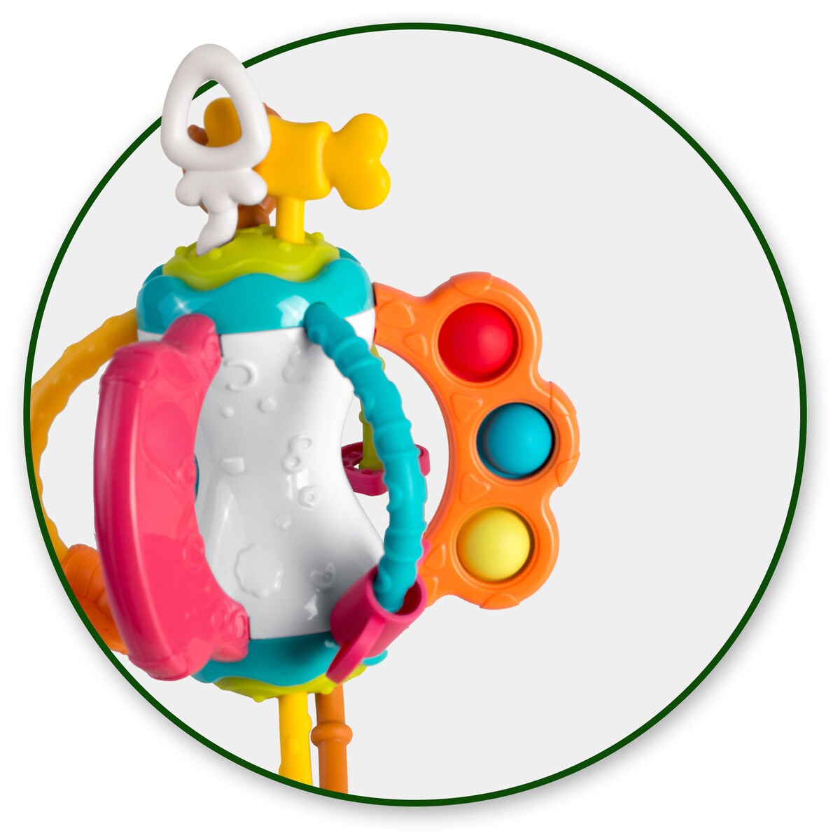 Zabawka sensoryczna edukacyjna Ricokids RK-750 Montessori dla niemowląt 18m+ 775000