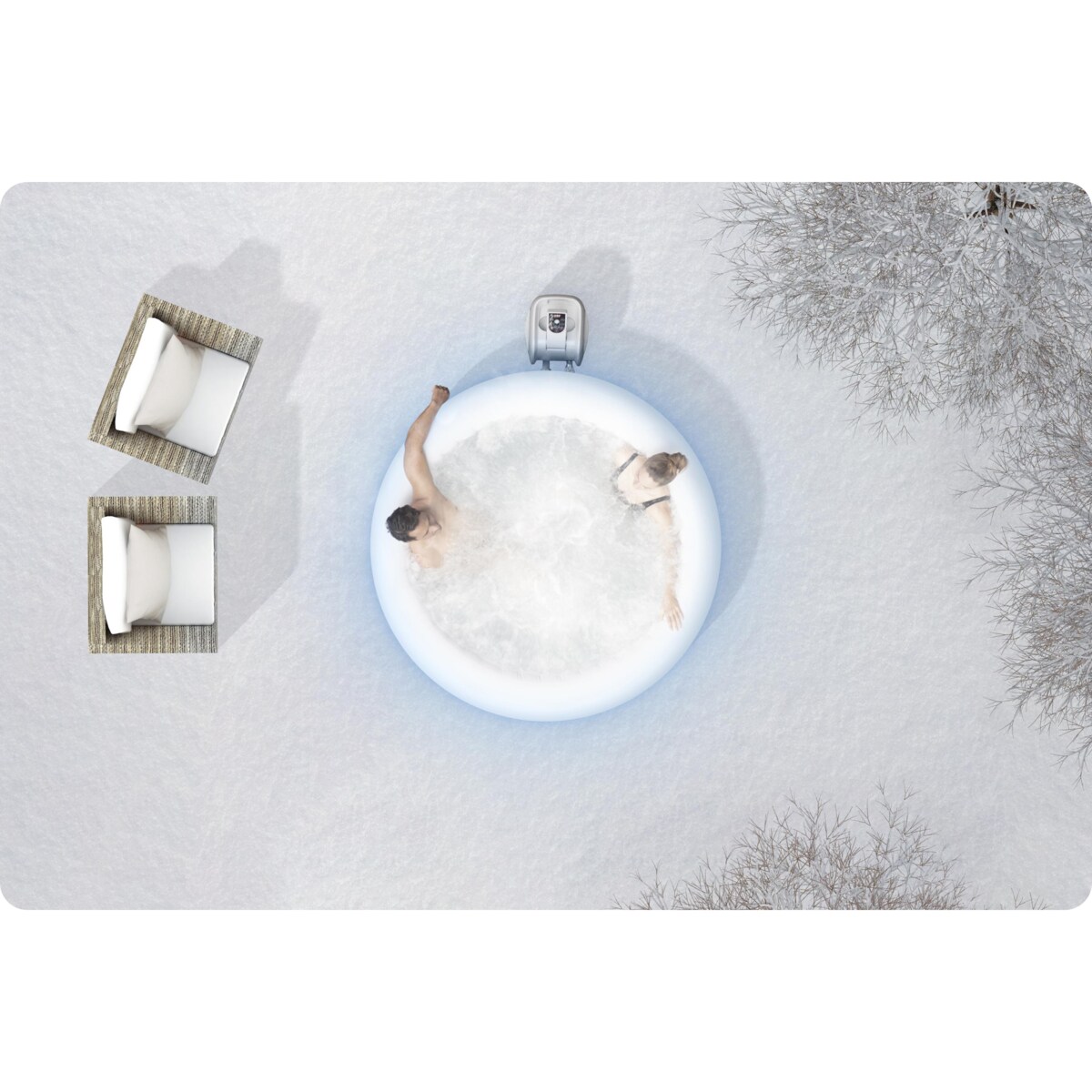 Dmuchane spa ogrodowe 6-osobowe hydromasaż Bestway