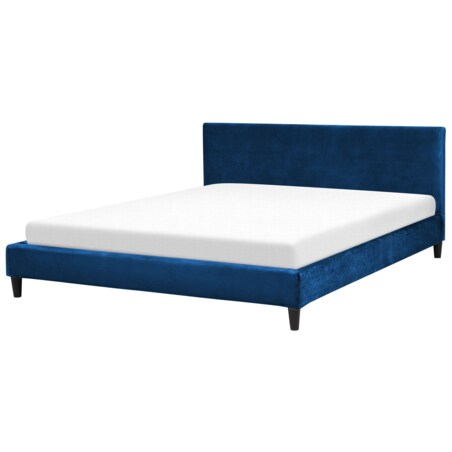 Wymienne obicie do łóżka 180 x 200 cm niebieskie FITOU