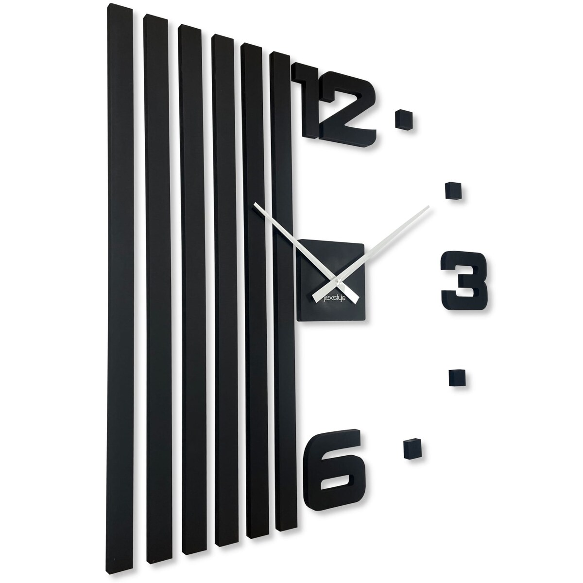 Zegar ścienny naklejany LAMELE 100cm