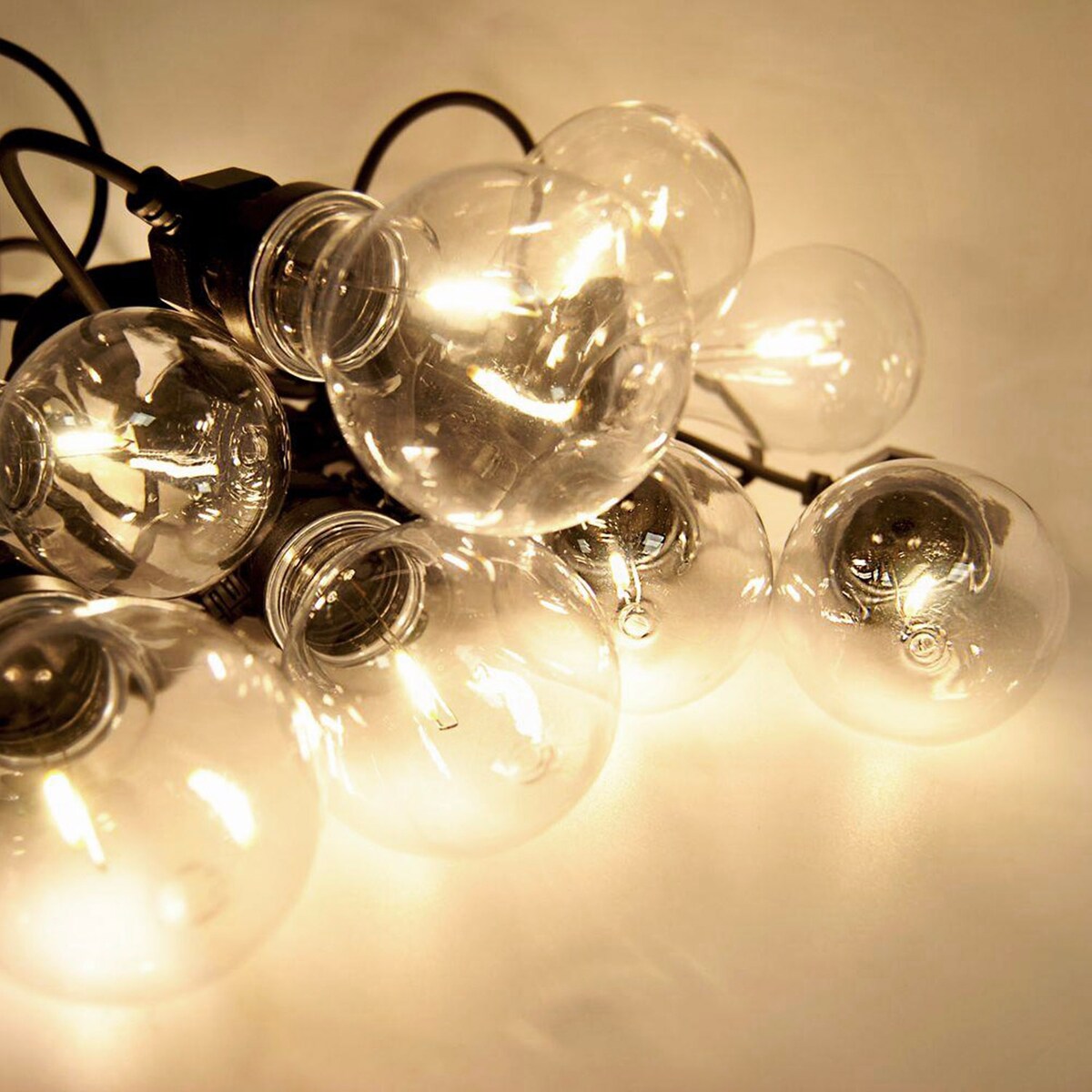 Girlanda Ogrodowa Świetlna Lampki Ogrodowe Łańcuch