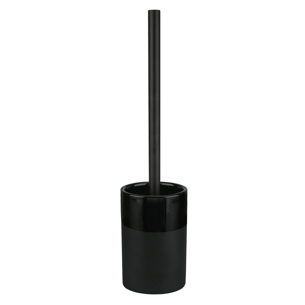 Kleine Wolke Deep Szczotka toaletowa ze stojakiem ceramika czarny mat i połysk