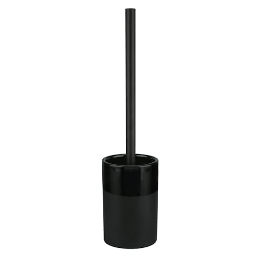 Kleine Wolke Deep Szczotka toaletowa ze stojakiem ceramika czarny mat i połysk