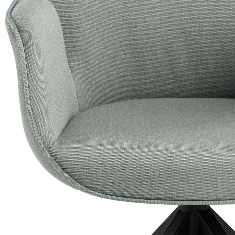 Krzesło obrotowe Aura light grey auto return tapicerowane