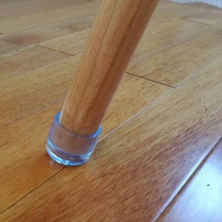 Nakładki na nogi krzesła ochronne silikonowe 22-25 mm 16 sztuk bezbarwne