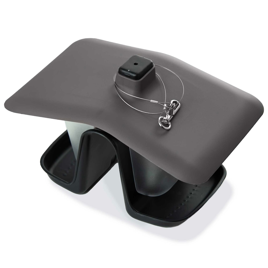 Karmnik Dla Ptaków 27X18 Cm Stojący Wiszący Plastikowy Podwójny Budka