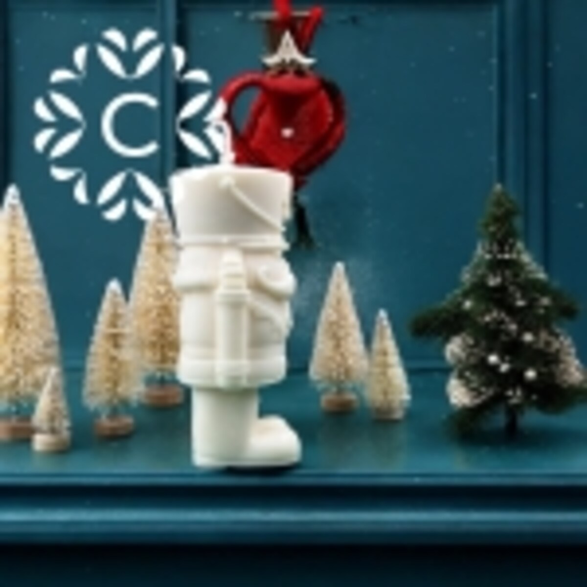 Świeca dekoracvyjna Świąteczny Dziadek do Orzechów