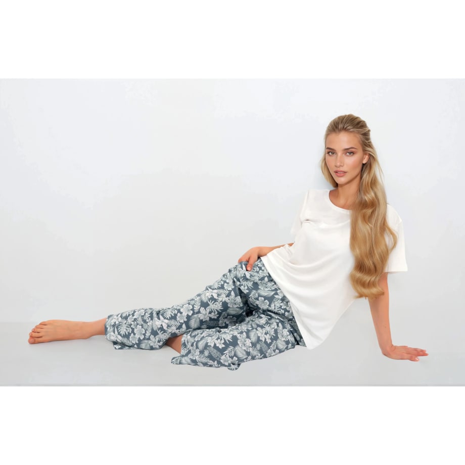 Piżama Casual Beauty Green, M