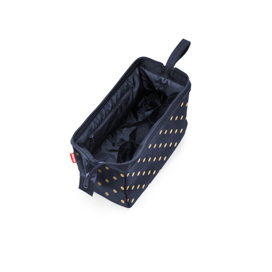 Kosmetyczka TRAVELCOSMETIC, metallic dots blue