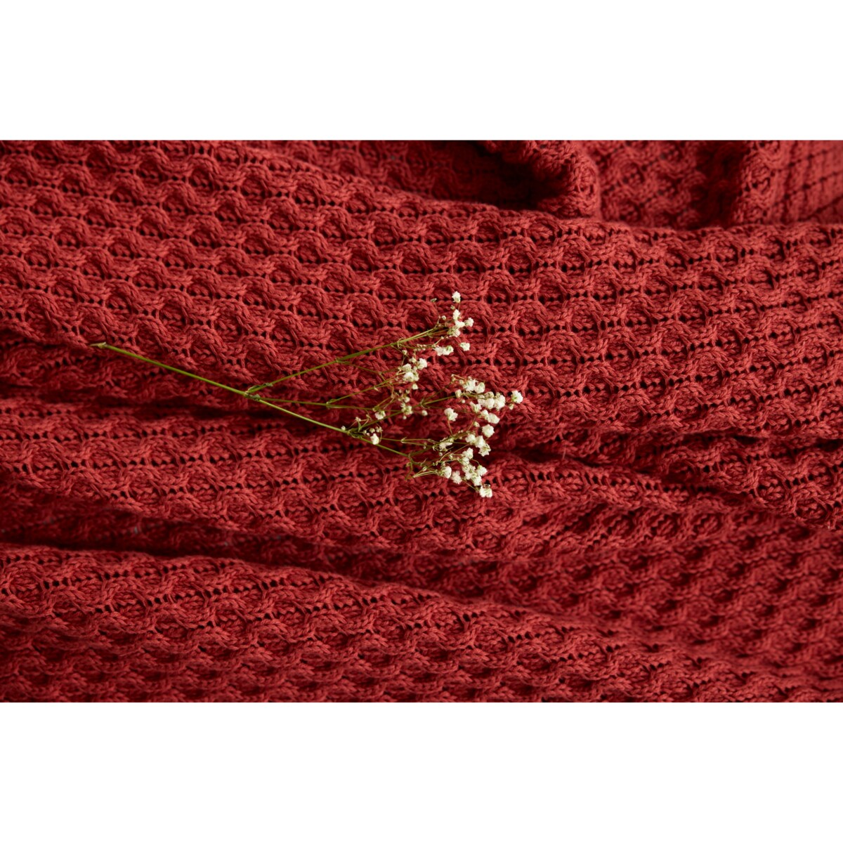 Pled ozdobny ceglasty, 130 x 160 cm, La Manta