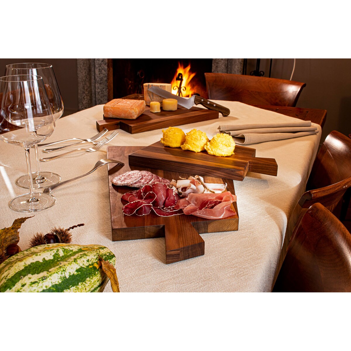 Deska do krojenia z drewna orzechowego Artelegno Siena