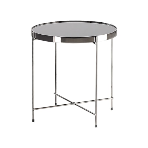 Stolik pomocniczy srebrny LUCEA