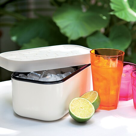 Foremka do lodu i pudełko ICE BOX - białe / Lekue