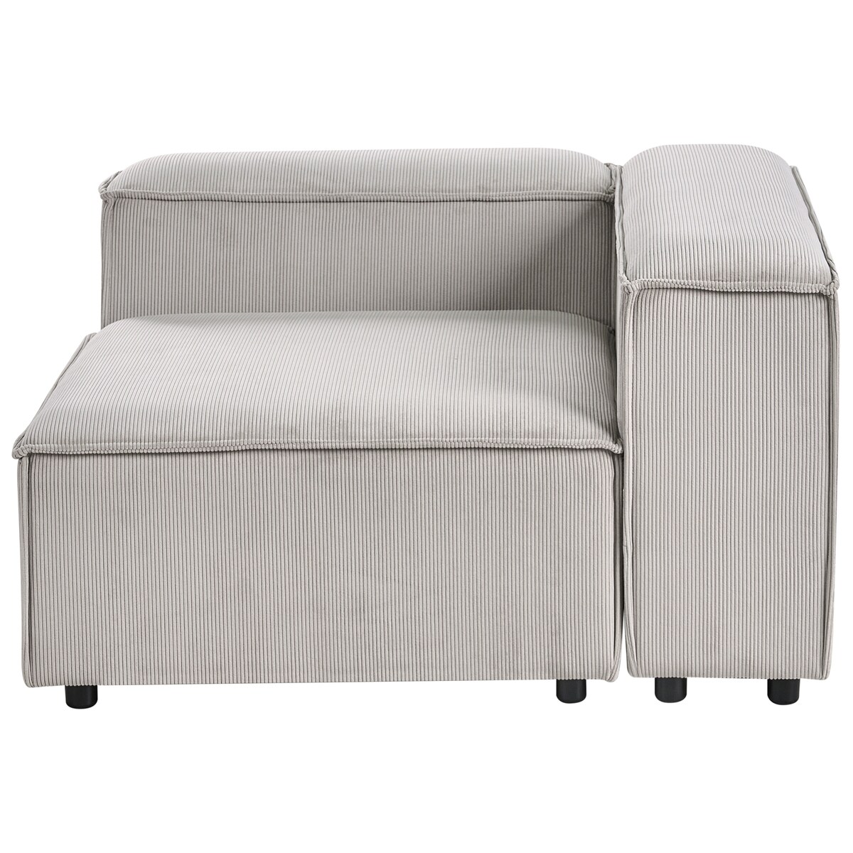 ARDAL dla 3 osób Sofa modułowa Beżowoszary Sztruks