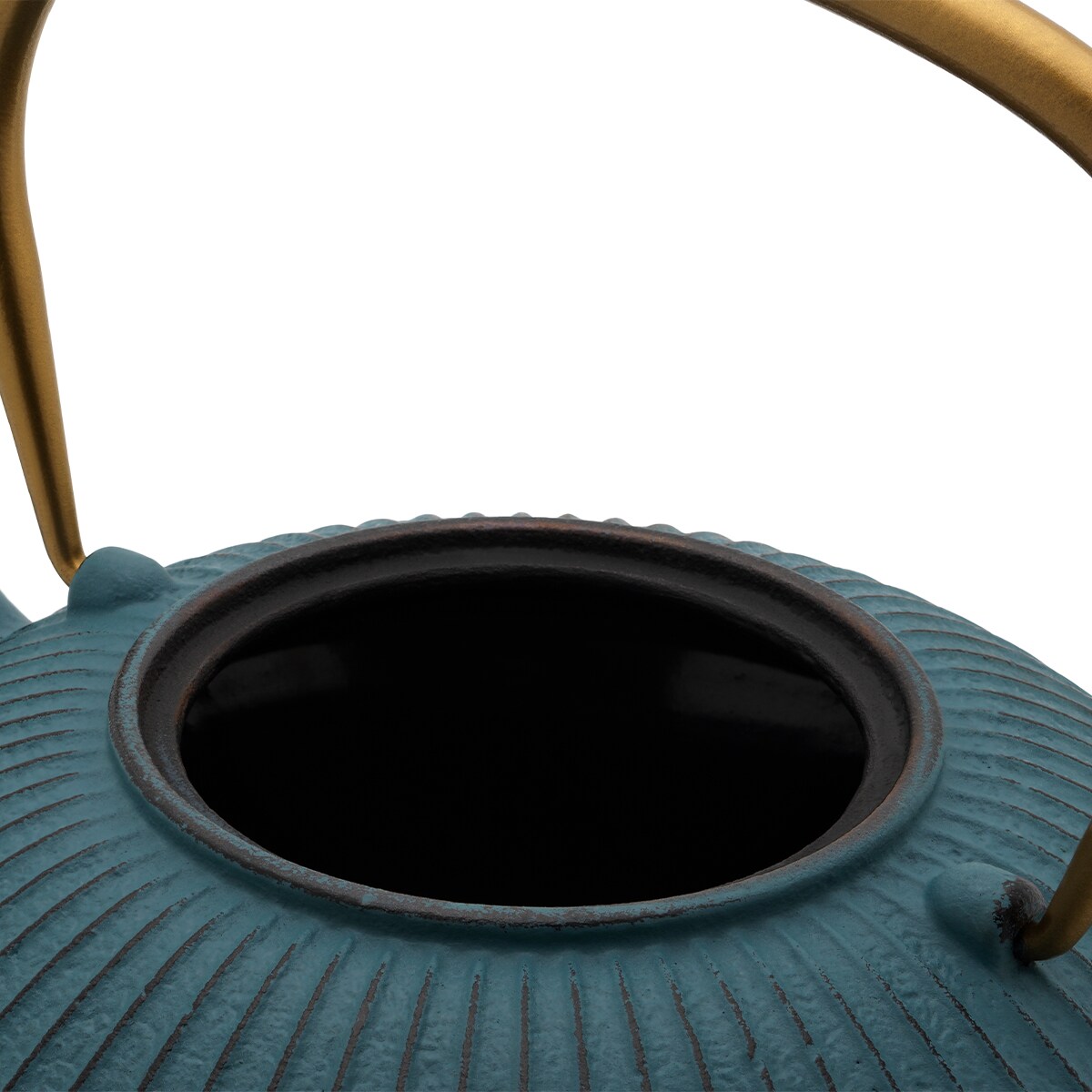 Dzbanek żeliwny Linhai 1.1L niebieski