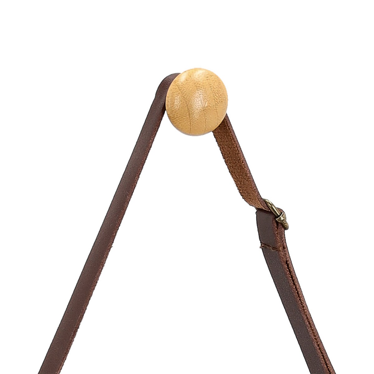 Lustro ścienne bambusowe okrągłe ZELLER, Ø 38 cm