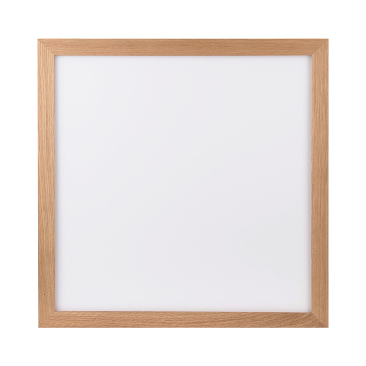 Drewniana Lampa Sufitowa BRITOP Lighting Square 1xLED 46W Dąb Olejowany FSC z Białym Szkłem, Sterowana Pilotem, 1 szt.