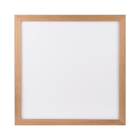 Drewniana Lampa Sufitowa BRITOP Lighting Square 1xLED 46W Dąb Olejowany FSC z Białym Szkłem, Sterowana Pilotem, 1 szt.