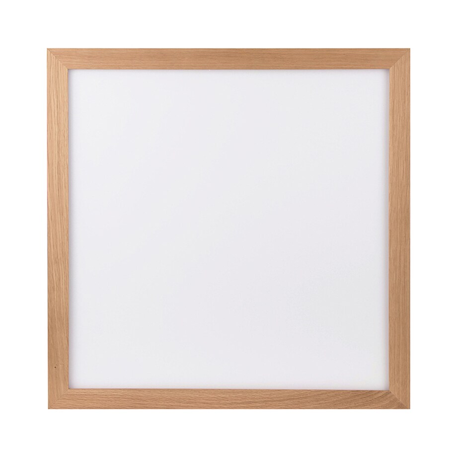 Drewniana Lampa Sufitowa BRITOP Lighting Square 1xLED 46W Dąb Olejowany FSC z Białym Szkłem, Sterowana Pilotem, 1 szt.