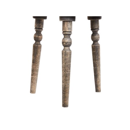 Stolik pomocniczy drewno mango ciemne WANDILO