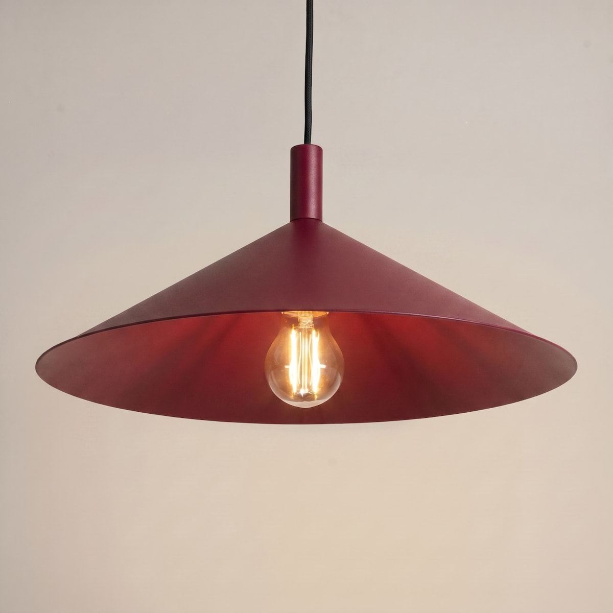 Lampa wisząca NOX 40 burgund