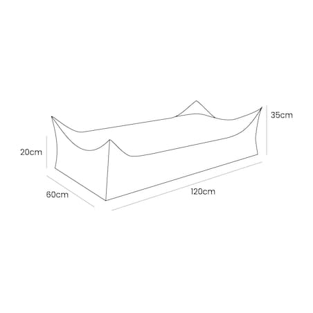Pufa Prostokątna dla dzieci, Aesthetic, Pudrowy Róż