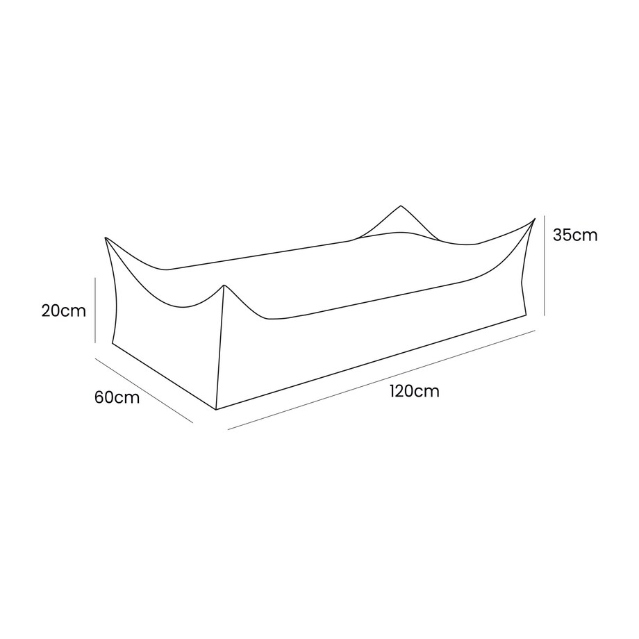 Pufa Prostokątna dla dzieci, Aesthetic, Pudrowy Róż