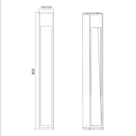 Stojąca LAMPA ogrodowa CANNING 409660130 Trio drewniana OPRAWA zewnętrzny słupek outdoor IP44 drewno
