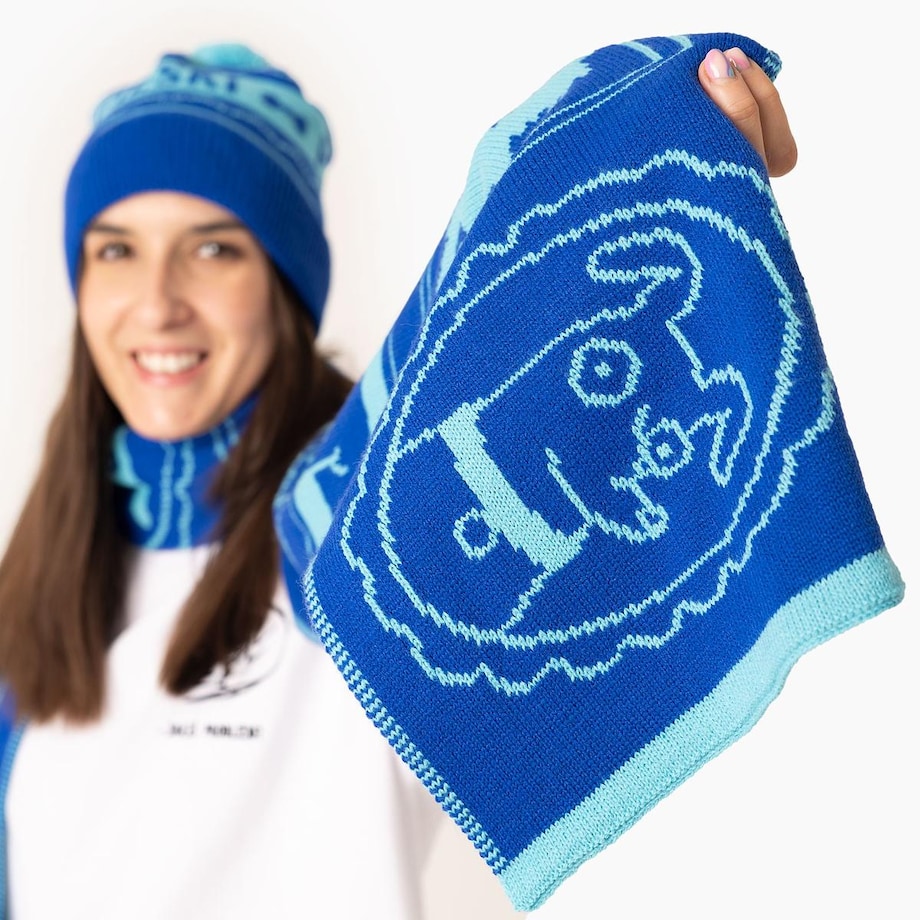 Szalik "Pieski" x Pan tu nie stał