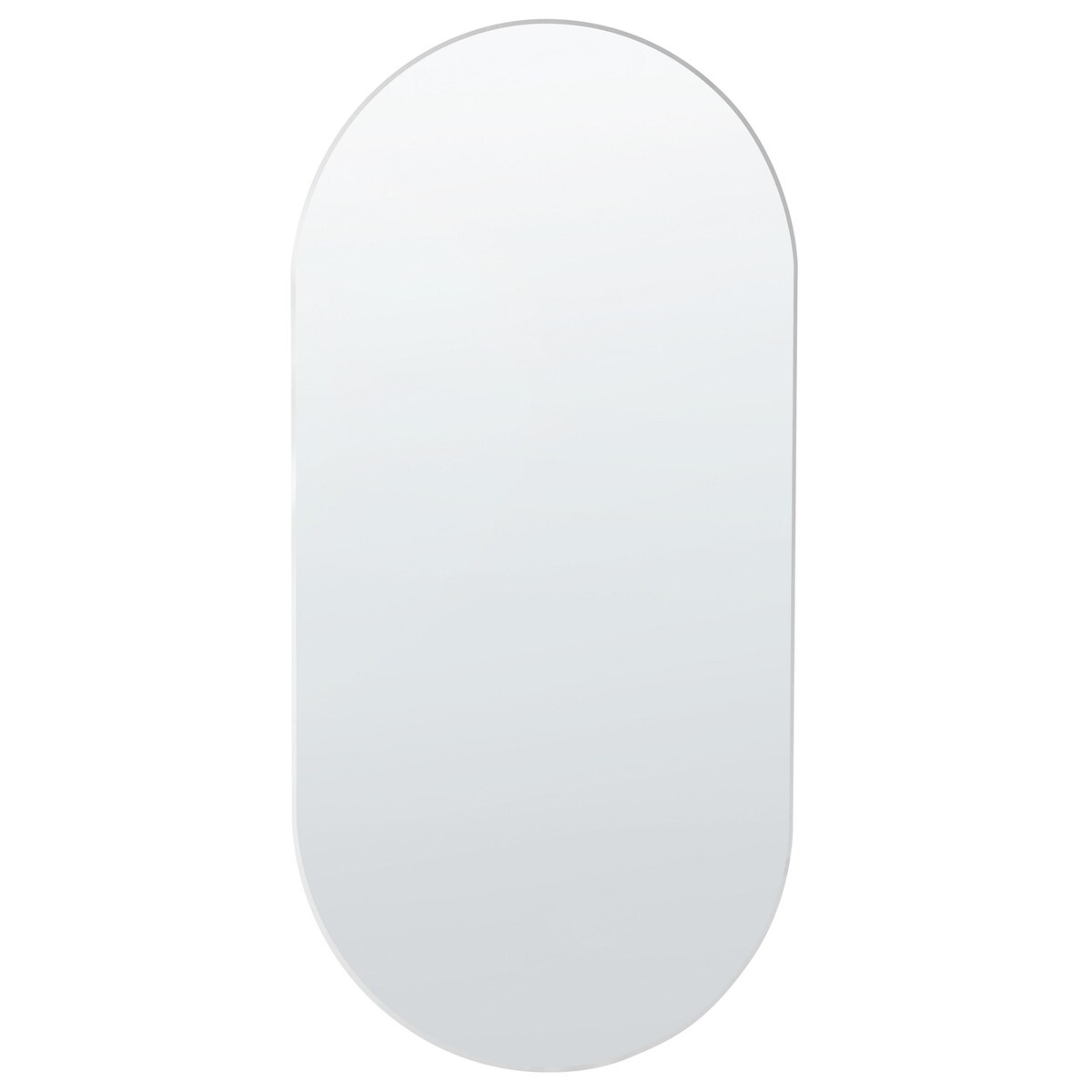 Lustro ścienne ALFORTVILLE 40 cm 80 cm Srebrny