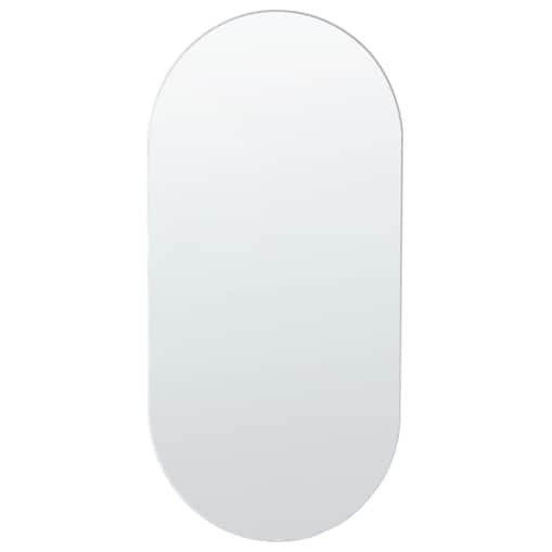 Lustro ścienne ALFORTVILLE 40 cm 80 cm Srebrny