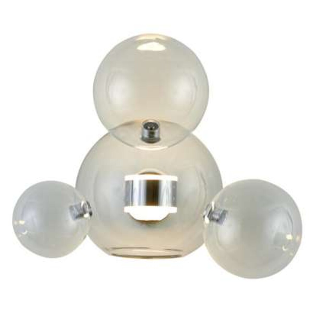 Szklana lampa ścienna Bubbles ST-0801W-3+1 CHROME Step LED 8W 3000K kule chrom