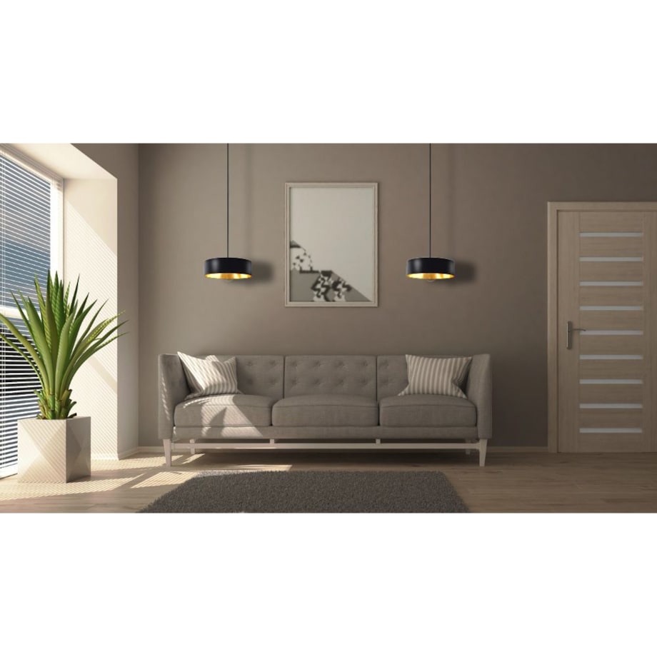 Lampa Wisząca APP1333-1CP BLACK GOLD