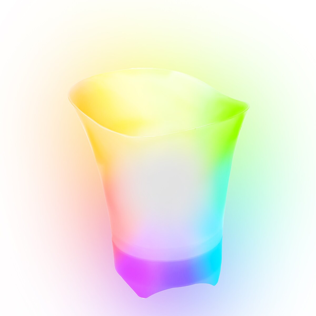 Pojemnik WIADERKO na lód RGB światło LED COOLER do lodu 5L na szampana DUŻE