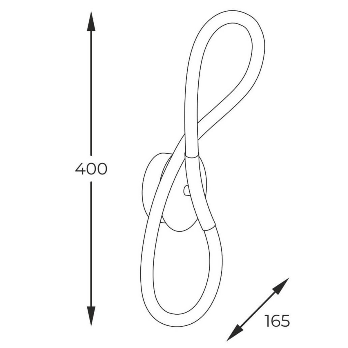 Kinkiet ścienny ledowy Balbo 20006W-GD Zumaline 14W 3000-6000K złoty