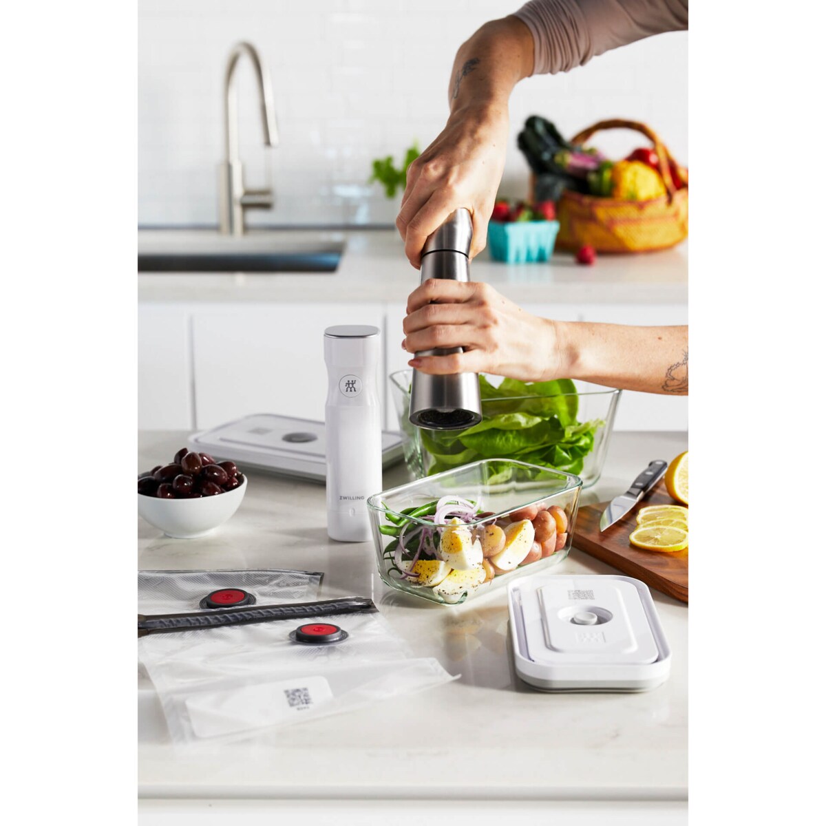 Zestaw startowy szklany M/L Zwilling Fresh & Save
