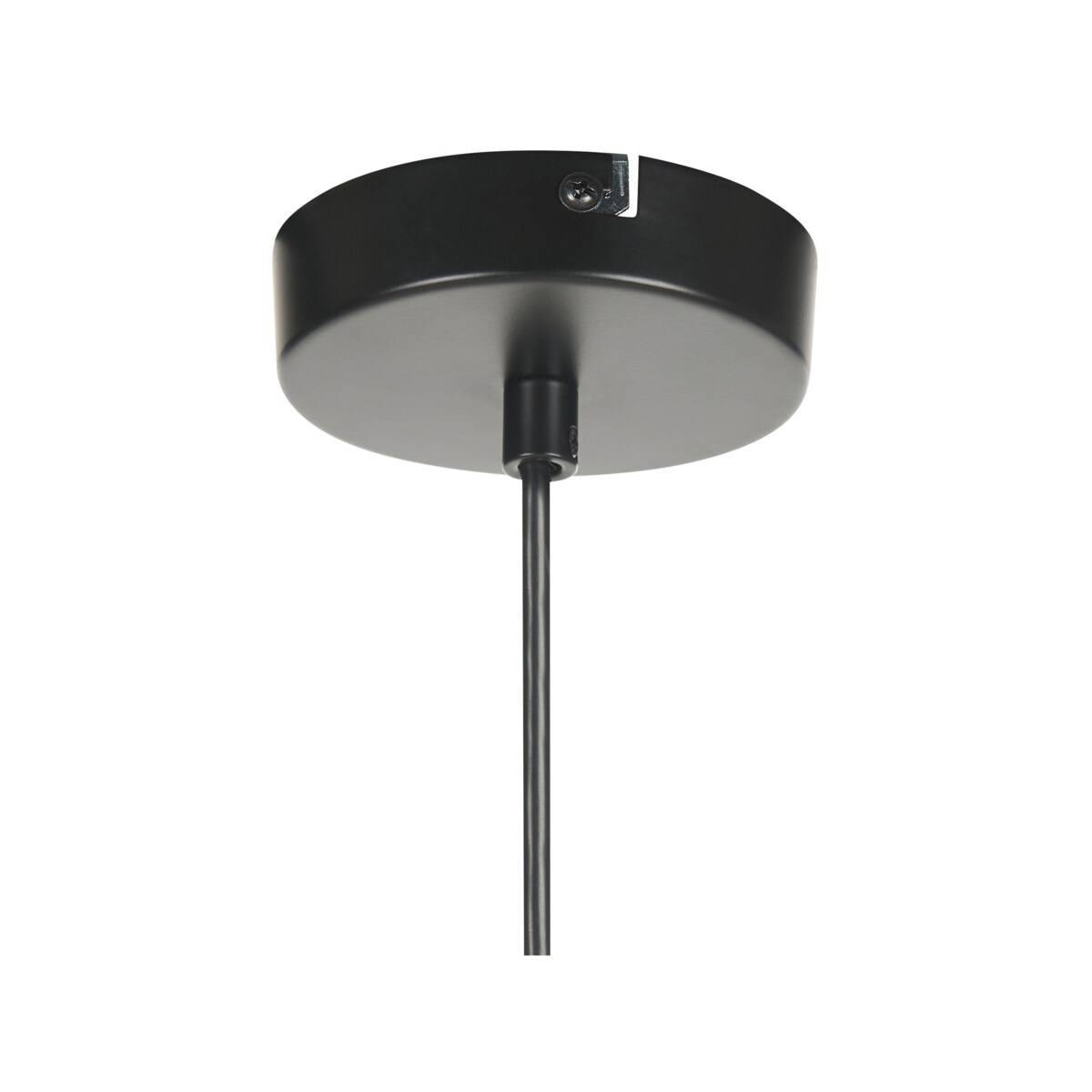 Lampa wisząca rattanowa naturalna z czarnym MEROO