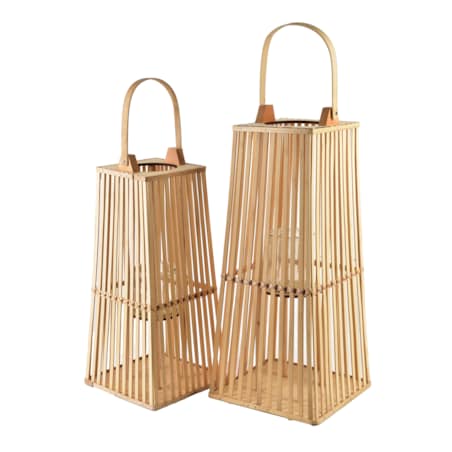 LUCIE NATURAL Lampion 26,5xh57cm