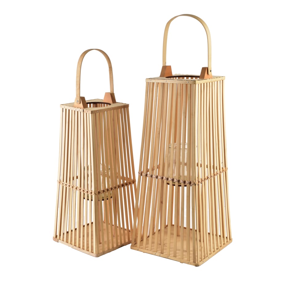 LUCIE NATURAL Lampion 26,5xh57cm