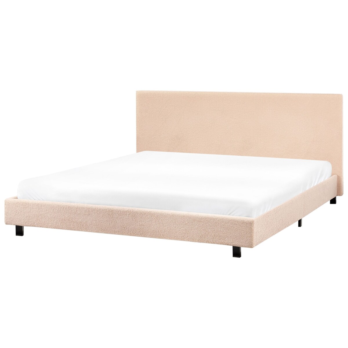 Łóżko wodne Boucle ALBI 180 x 200 cm Beżowy