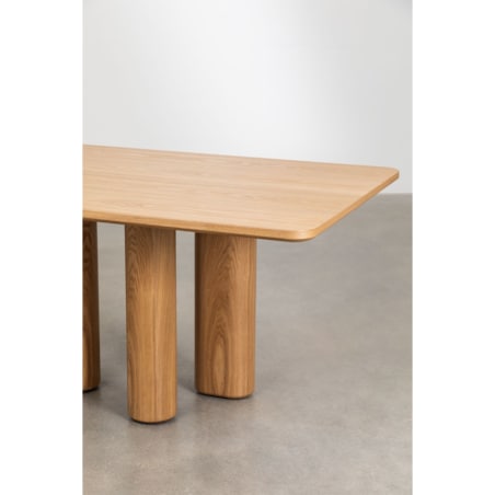 Prostokątny stół do jadalni jesionowy Noelys 200x100 cm