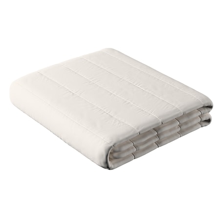 Narzuta pikowana w pasy 130x210 jasnobeżowy