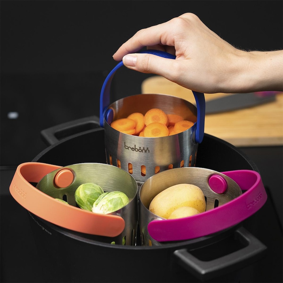 Koszyk do gotowania stalowy Cookin'Pod PRO - Coral / Trebonn