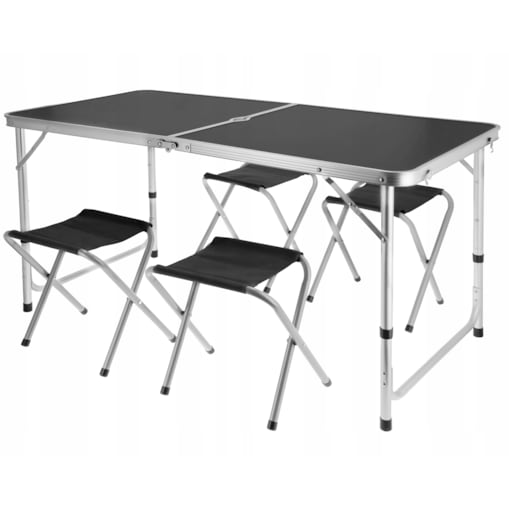 Zestaw kempingowy JUMI składany turystyczny ogrodowy walizka