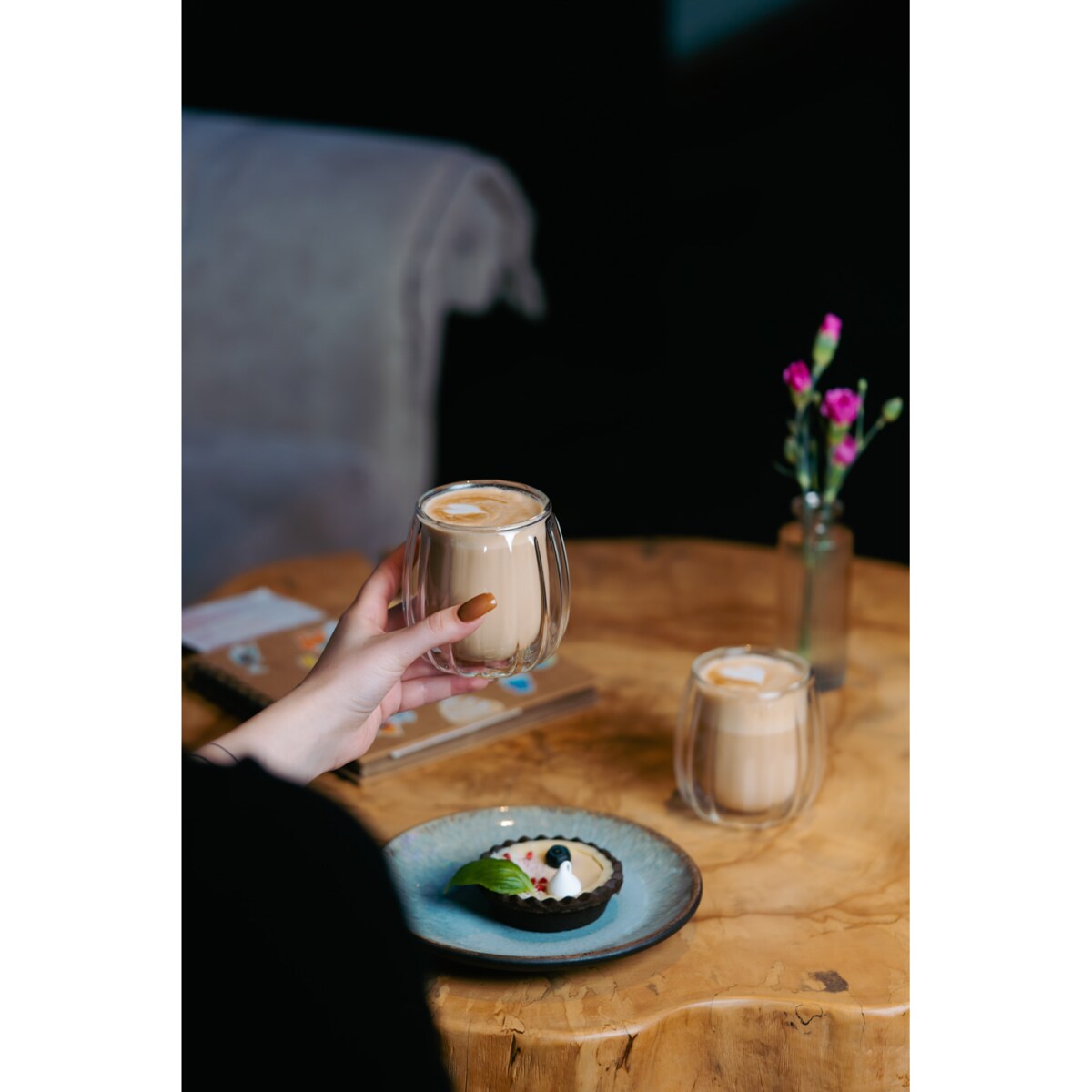 Komplet 2 szklanek niskich Tulip 250 ml 8982