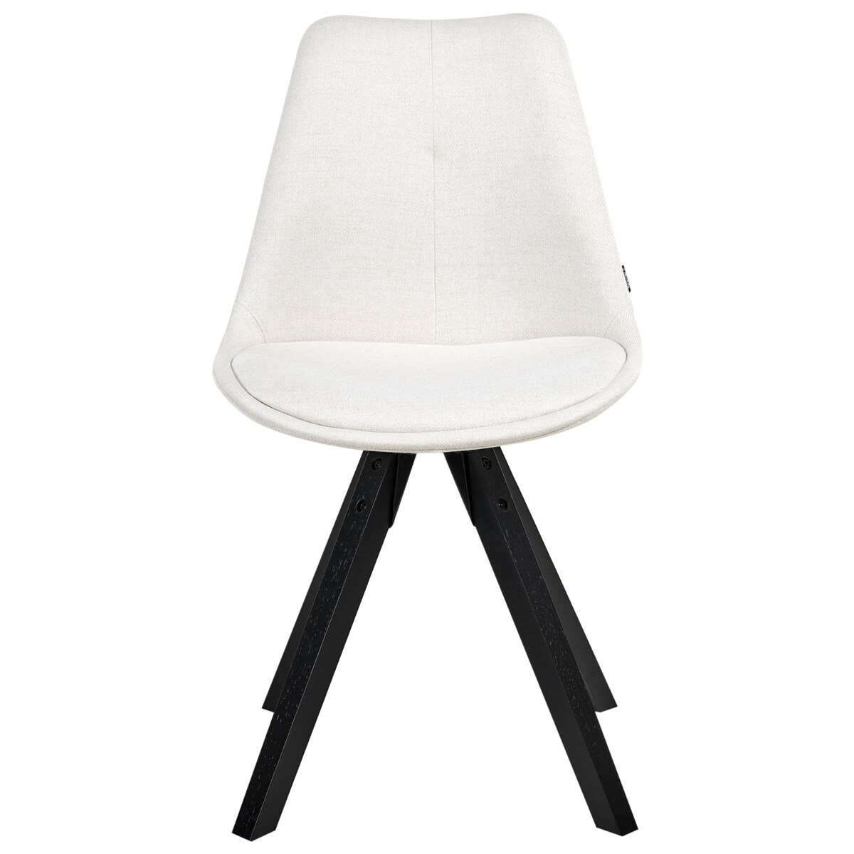 Zestaw 2 krzeseł do jadalni HEDLEY Jasnobeżowy