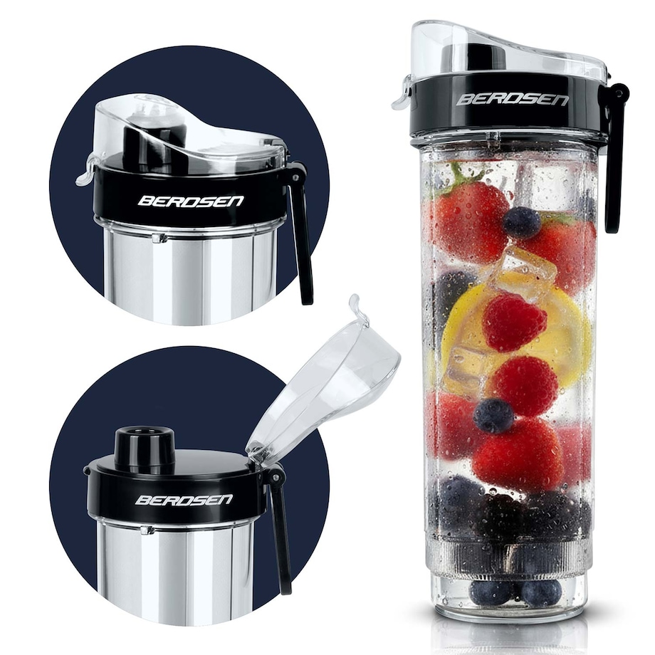 Butelka bidon 570ml Berdsen BD-757 uchwyt i ustnik BPA Free 375700