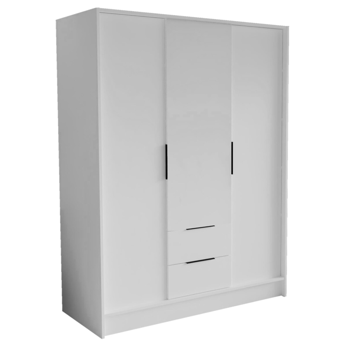 Szafa NIKOLA 150 z regulowanymi półkami do przedpokoju, sypialni- biała