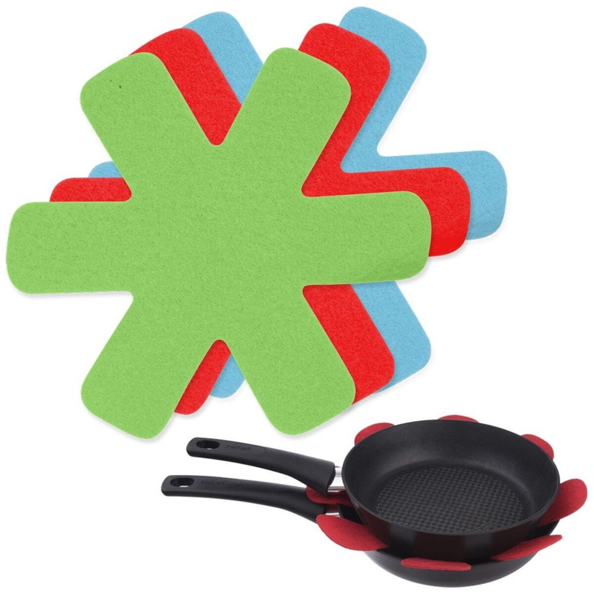 Przekładki Ochronne do Patelni Garnków 5 szt 18 cm Podkładki pod Patelnie